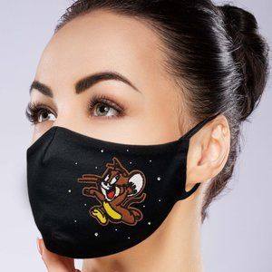 Tom and Jerry Face Mask w/ filter pocket